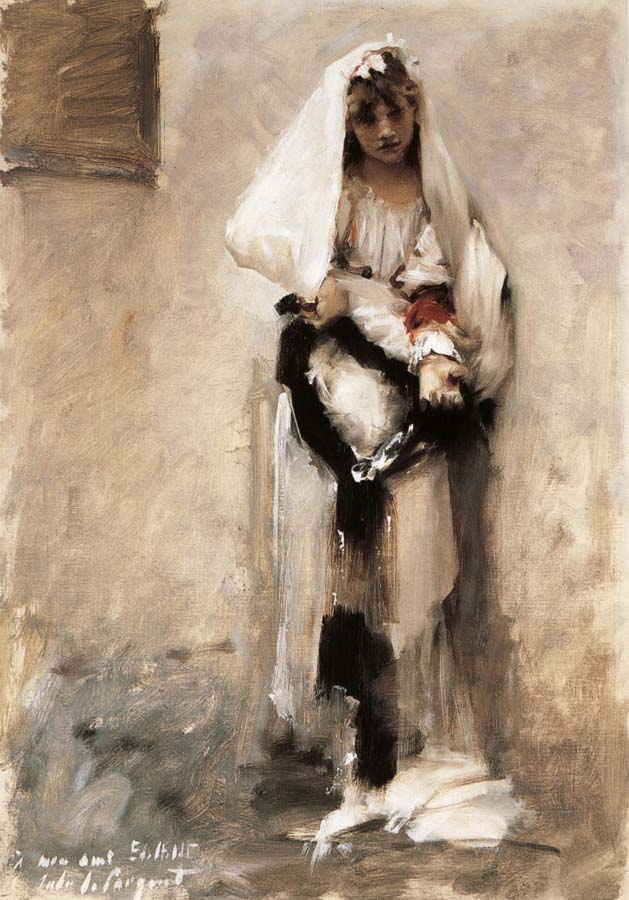 John Singer Sargent A beggarly girl